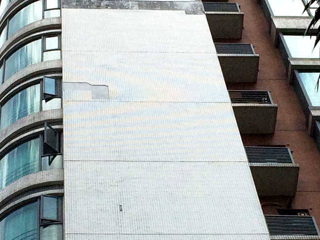 小區外墻瓷磚修補工程